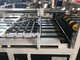 Pasting Glue Folder Otomatis Kotak Bergelombang Mesin Membuat 2800mm Didorong Pneumatic