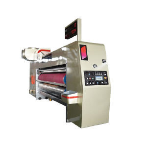 High Speed Four Color Corrugated Carton Box Printing Slotting Die Cutting Machine Untuk pembuatan kotak