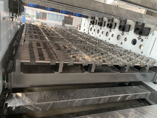 High Speed Four Color Corrugated Carton Box Printing Slotting Die Cutting Machine Untuk pembuatan kotak