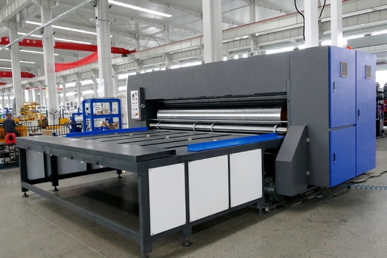 Pencetakan Slotting Die Cutting Corrugated Carton Box Machine