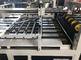 Gear Electric Driven Carton Folder Gluer Machine Semi Otomatis Menempel Pembuatan Kotak Bergelombang