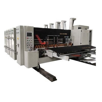 Mesin Cetak Slotter Die Cutter Flexo Kecepatan yang Disesuaikan