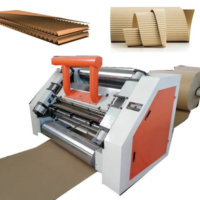 Otomatis E Flute Single Face Mesin bergelombang Untuk 1600mm Kotak Karton