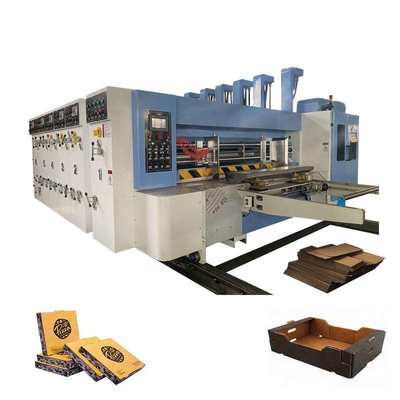Flekso Die Cutter Printing Corrugated Carton Box Machine Ce Sertifikasi Compact
