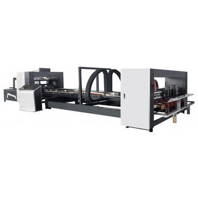 Mesin High Speed Stitching Karton Gluer Folder Stainless Steel