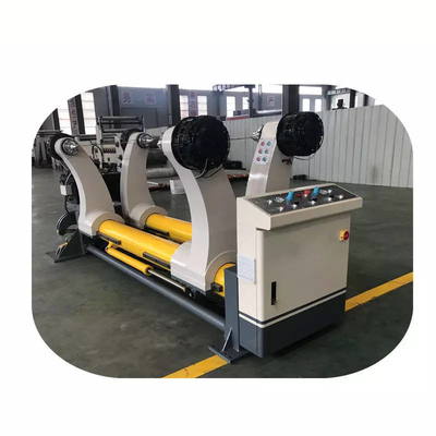 Mesin Kotak Karton Bergelombang Penggiling Roll Stand Tanpa Shaft