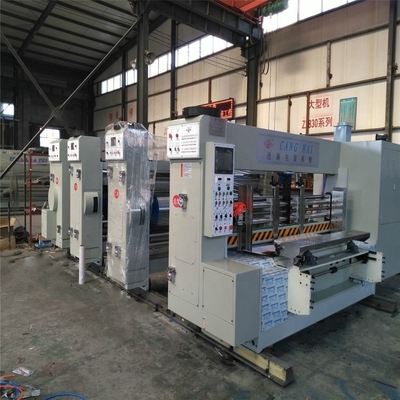Mesin cetak otomatis Die Cutting Slotting Cardboard Box Machine