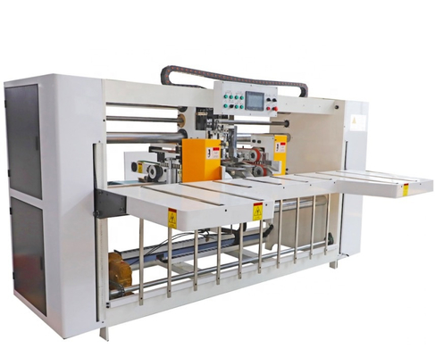 Otomatis Single Piece jahitan corrugated Kotak Karton Mesin Membuat