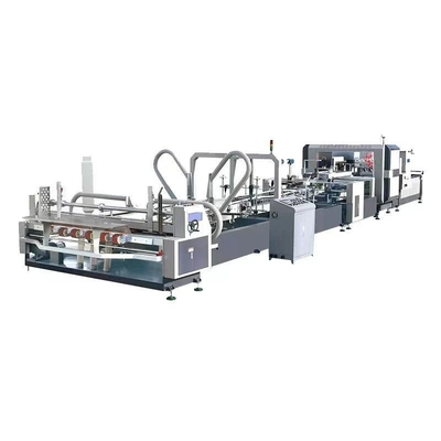 Folder Gluer Stapler Membuat Mesin Kotak Karton Bergelombang