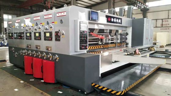 Flexo Printing Slotting Mesin Kotak Karton Bergelombang