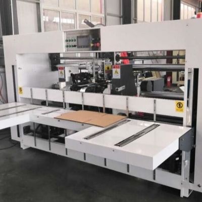 Memaku Mesin Jahitan Semi Otomatis Untuk Kotak Bergelombang 3T Dual Servo Drive