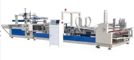 Folder Gearbox Carton Gluer Machine Otomatis Atau Semi Otomatis 2800mm