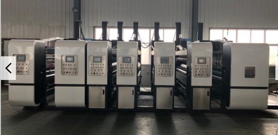 Pizza Buah Kotak Satu Warna Mesin Flexo Printer Slotter 180 pcs/Min